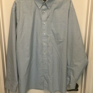 Jos. A. Bank Blue Casual Button Down Shirt Relaxed Fit